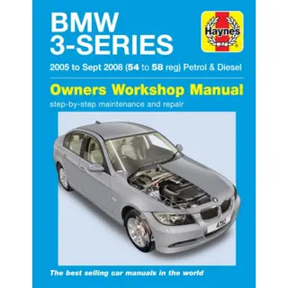 Produktfoto för Haynes Reparationshandbok, Bmw 3-series petrol & diesel, Universal, 4782