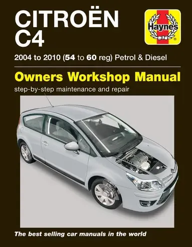 Alternativ bild 0 för Haynes Reparationshandbok, Citroen C4, Universal, 978 0 85733 576 0
