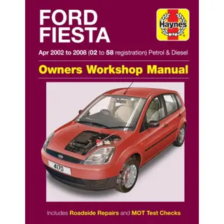 Produktfoto för Haynes Reparationshandbok, Ford Fiesta Petrol & Diesel, Universal, 4170