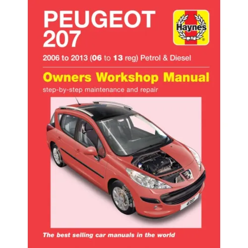 Alternativ bild 0 för Haynes Reparationshandbok, Peugeot 207 Petrol & Diesel, Universal, 4787