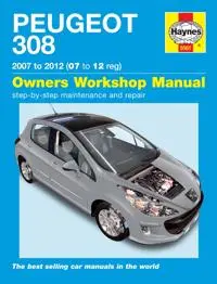 Produktfoto för Haynes Reparationshandbok, Peugeot 308, Universal, 978 0 85733 5 616