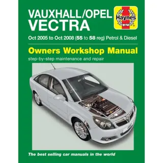Produktfoto för Haynes Reparationshandbok, Vauxhall/opel Vectra, Universal, 4887, 9781844258871