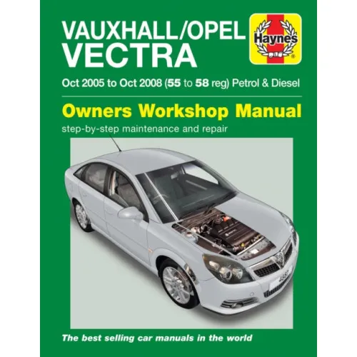Alternativ bild 0 för Haynes Reparationshandbok, Vauxhall/opel Vectra, Universal, 4887, 9781844258871