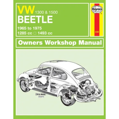 Alternativ bild 0 för Haynes Reparationshandbok, Volkswagen Beetle 1300 och 1500, Universal, 0039, 9780856964947