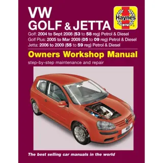 Produktfoto för Haynes Reparationshandbok, Vw Golf & Jetta Petrol & Diesel, Universal, 4610, 9781844256105