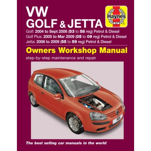 Alternativ bild 0 för Haynes Reparationshandbok, Vw Golf & Jetta Petrol & Diesel, Universal, 4610, 9781844256105