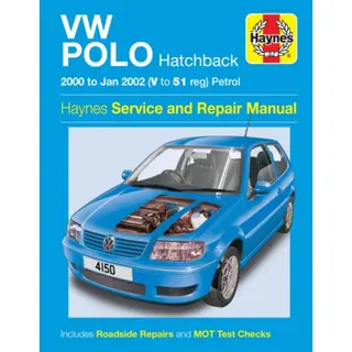Produktfoto för Haynes Reparationshandbok, Vw Polo Hatchback Petrol, Universal, 4150, 9781844251506