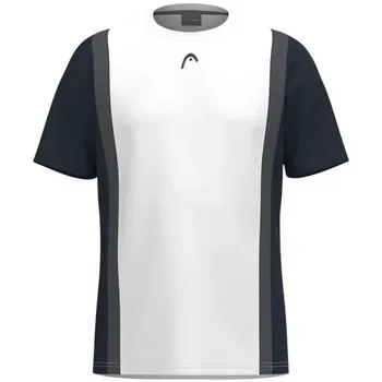 Bild 1 för Head Club 25 Tech T-Shirt Boys Navy/White