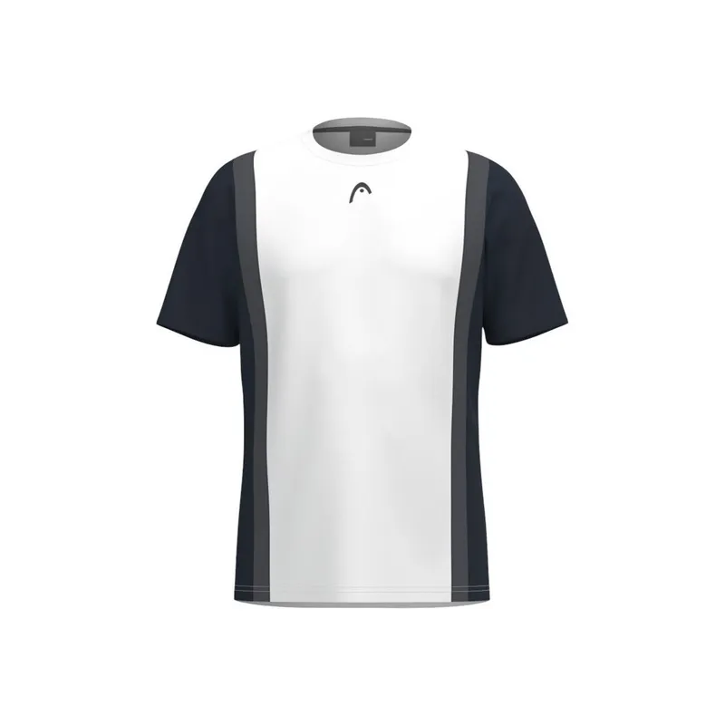 Bild 2 för Head Club 25 Tech T-Shirt Boys Navy/White