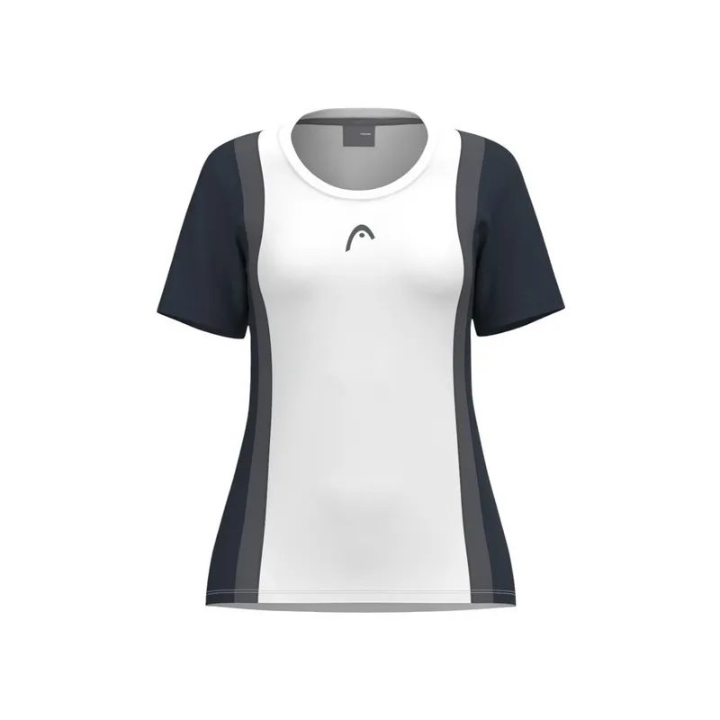 Bild 2 för Head Club 25 Tech T-Shirt Girls Navy/White