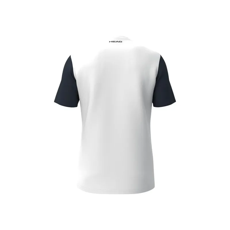 Bild 3 för Head Club 25 Tech T-shirt Navy/White