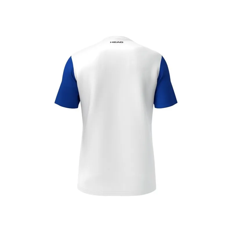 Bild 3 för Head Club 25 Tech T-shirt Royal/White