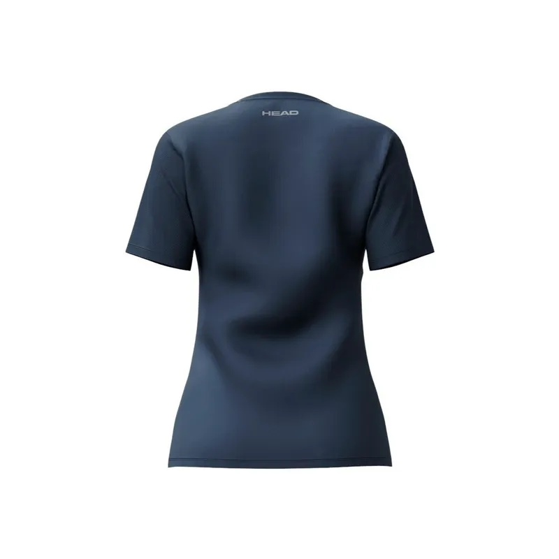 Bild 3 för Head Club 25 Tech T-shirt Women Navy