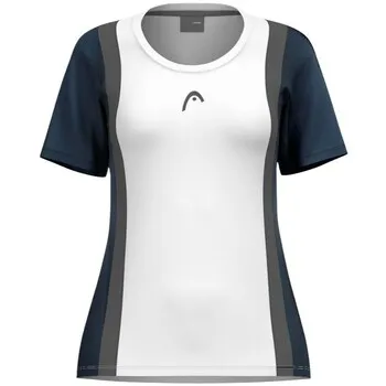 Bild 1 för Head Club 25 Tech T-shirt Women Navy/White