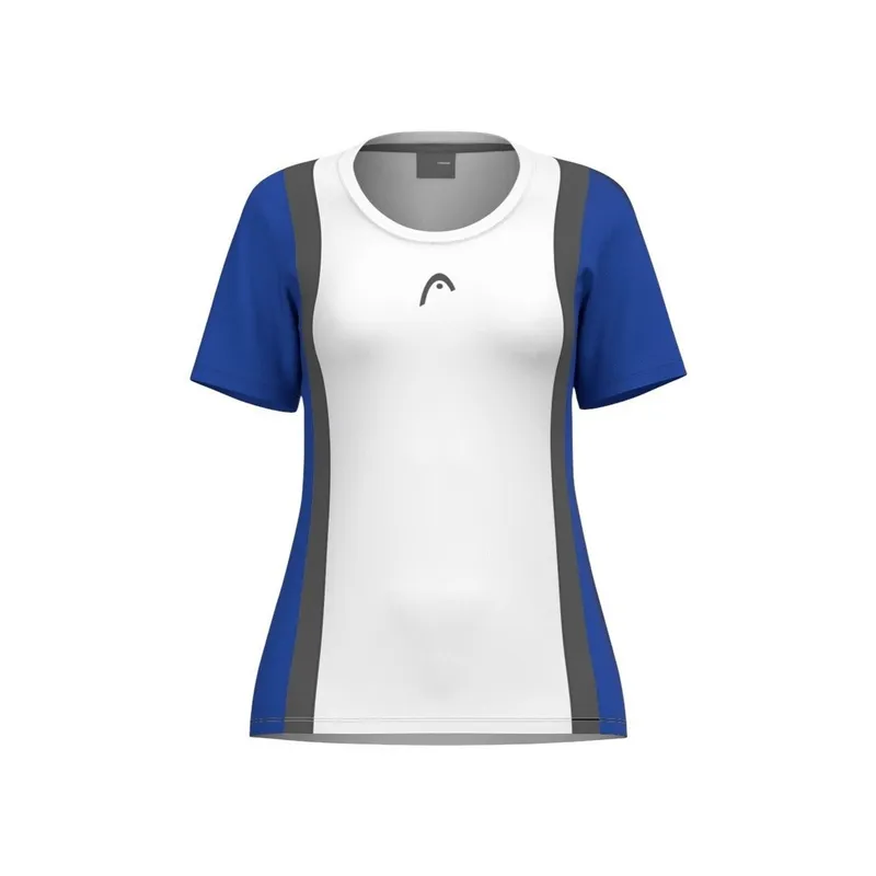 Bild 2 för Head Club 25 Tech T-shirt Women Royal/White