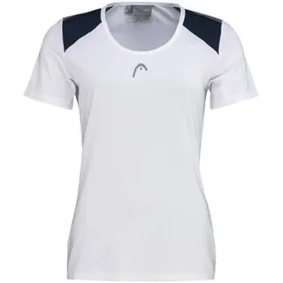 Produktfoto för Head Club Tech T-shirt Dam White/Dress Blue