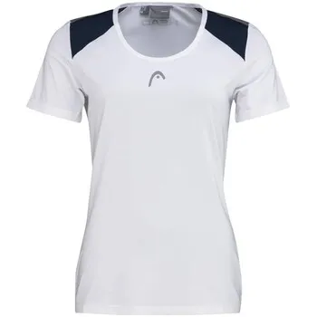 Bild 1 för Head Club Tech T-shirt Dam White/Dress Blue