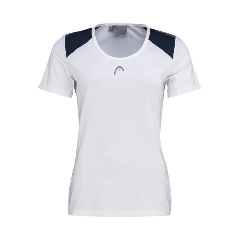 Bild 2 för Head Club Tech T-shirt Dam White/Dress Blue