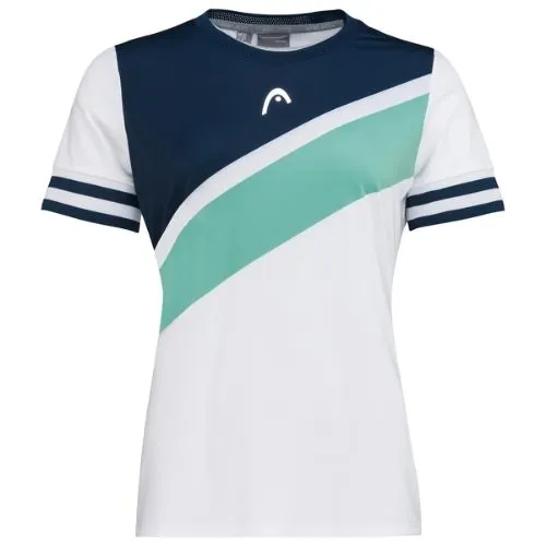 Alternativ bild 0 för Head Perf T-shirt Dam White/Nile Green