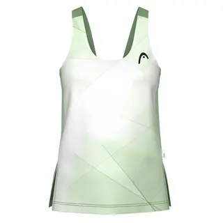 Produktfoto för Head Spirit Tank Top Women White/Celery Green