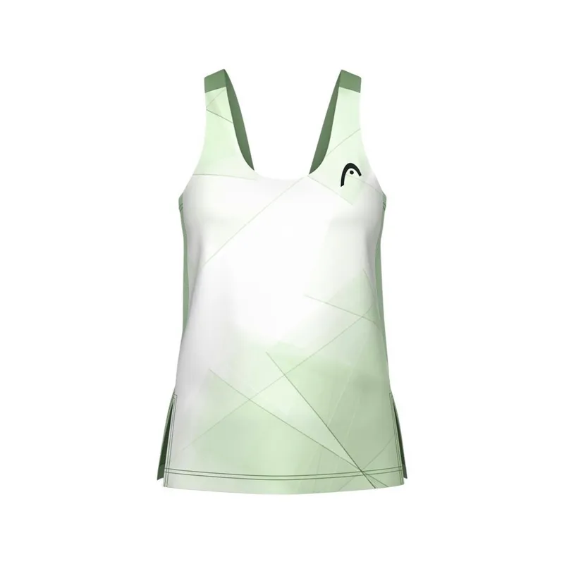 Bild 2 för Head Spirit Tank Top Women White/Celery Green