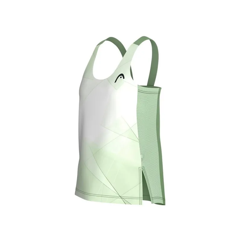 Bild 3 för Head Spirit Tank Top Women White/Celery Green