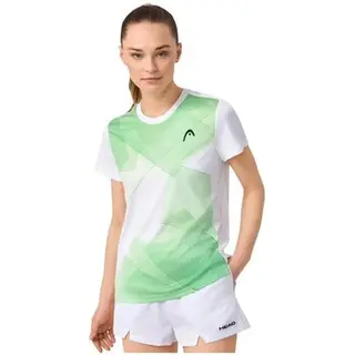 Produktfoto för Head Tie-Break T-shirt Women White/Celery Green