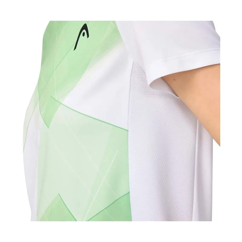 Bild 3 för Head Tie-Break T-shirt Women White/Celery Green