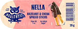Produktfoto för HealthyCo Nella Hazelnut Sticks 29g