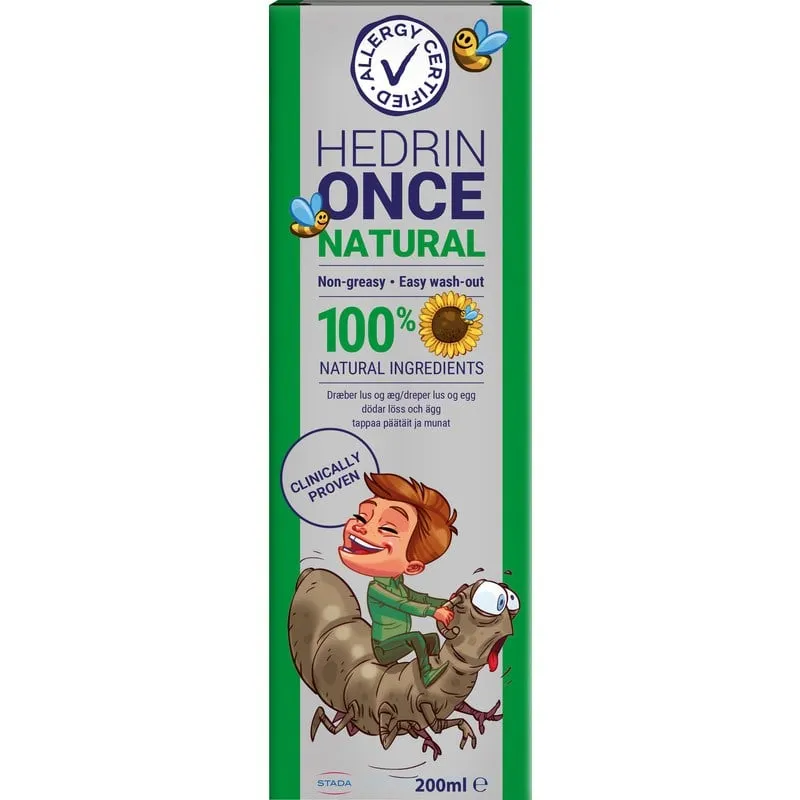 Bild 1 för Hedrin ONCE Natural 200 ml