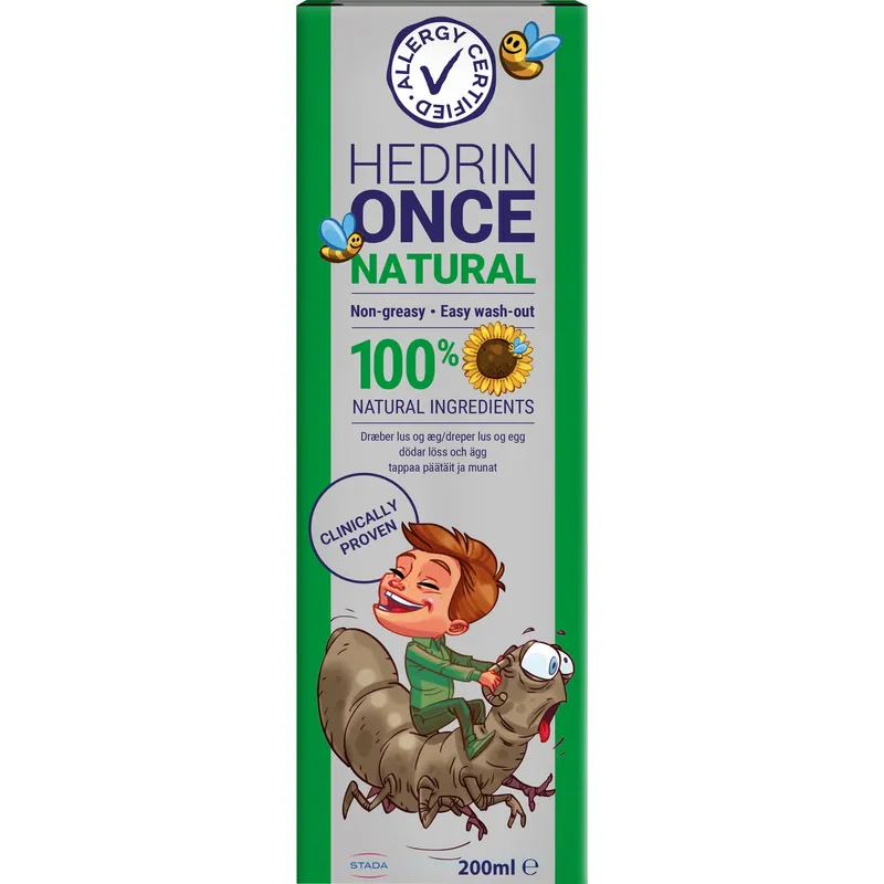 Bild 2 för Hedrin ONCE Natural 200 ml