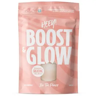 Produktfoto för Heey! Boost & Glow Creatine + Coll-egan Ice Tea Peach 300 g