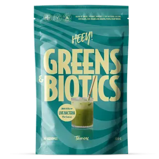 Produktfoto för Heey! Greens & Biotics Superfood + Probiotika Tropical 300 g