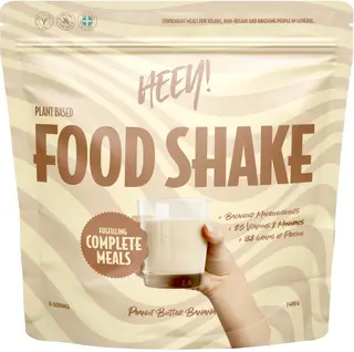 Produktfoto för Heey! Vegansk Food Shake Jordnötssmör Banan 1400 g