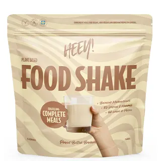 Produktfoto för Heey! Vegansk Food Shake Jordnötssmör Banan 1400 g