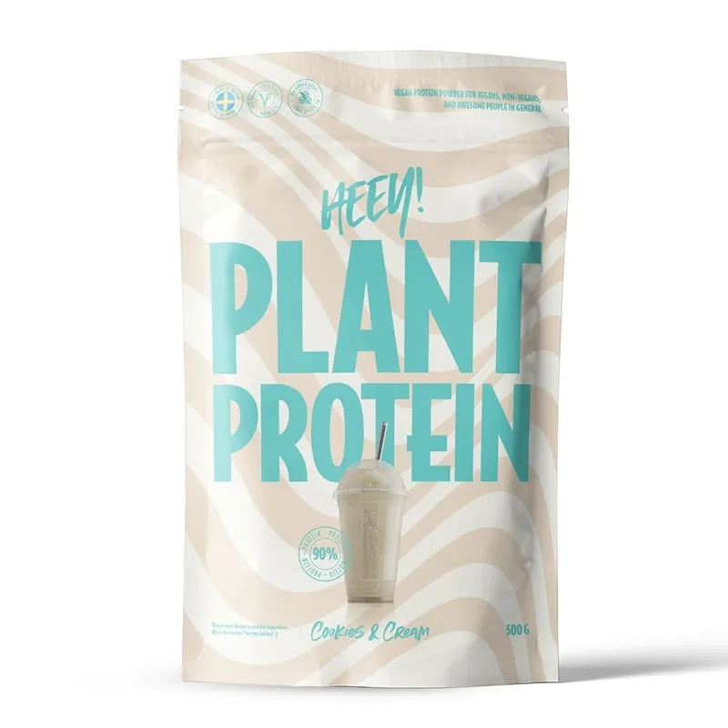Bild 1 för Heey! Veganskt Protein Cookies & Cream 500 g