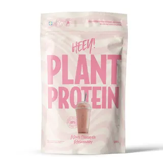Produktfoto för Heey! Veganskt Protein Vit Choklad Hallon 500 g