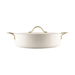 Produktfoto för Heirol Royal Pearl låg grya med lock 4.1 liter 28