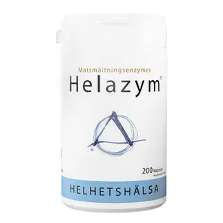 Produktfoto för Helhetshälsa Helazym Enzymtillskott 200 kapslar