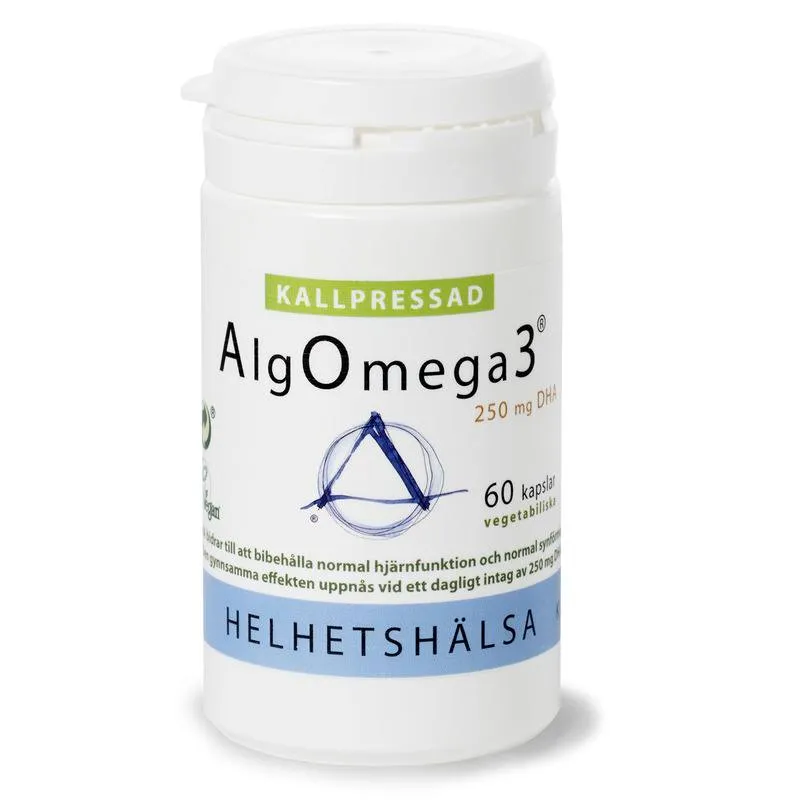 Bild 1 för Helhetshälsa Kallpressad AlgOmega3 60 kapslar