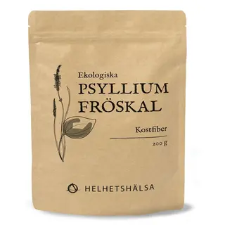 Produktfoto för Helhetshälsa Psylliumfröskal EKO 200 g