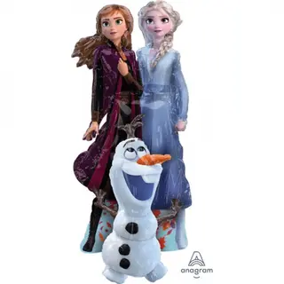 Produktfoto för Heliumballong Airwalker Frost - Anna, Elsa & Olof