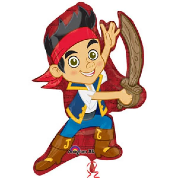 Alternativ bild 0 för Heliumballong Jake och piraterna megastor