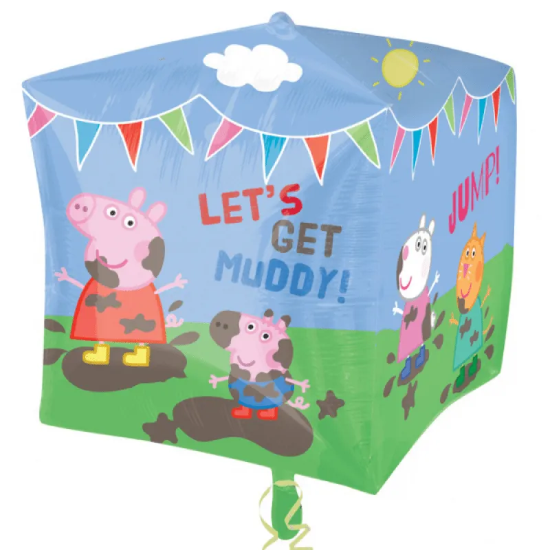 Alternativ bild 0 för Heliumballong kub Greta Gris / Peppa Pig