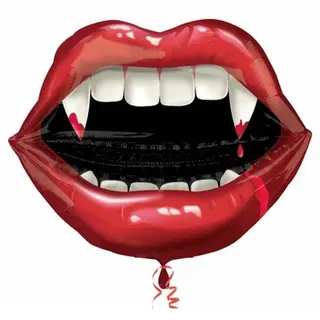 Produktfoto för Heliumballong vampyrmun