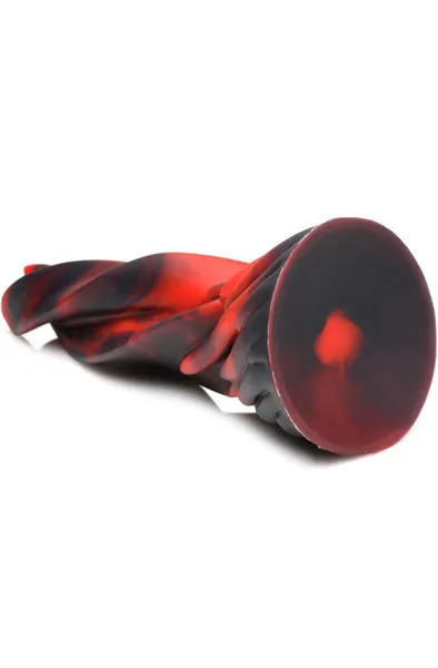 Bild 2 för Hell Kiss Twisted Tongues Dildo 18,8 cm Dragon dildo