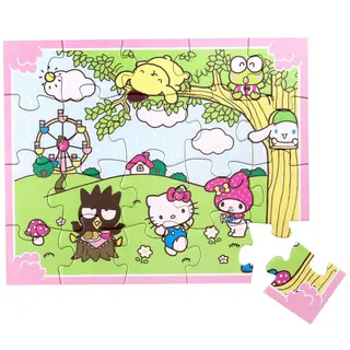 Produktfoto för Hello Kitty Träpussel 20-bitar