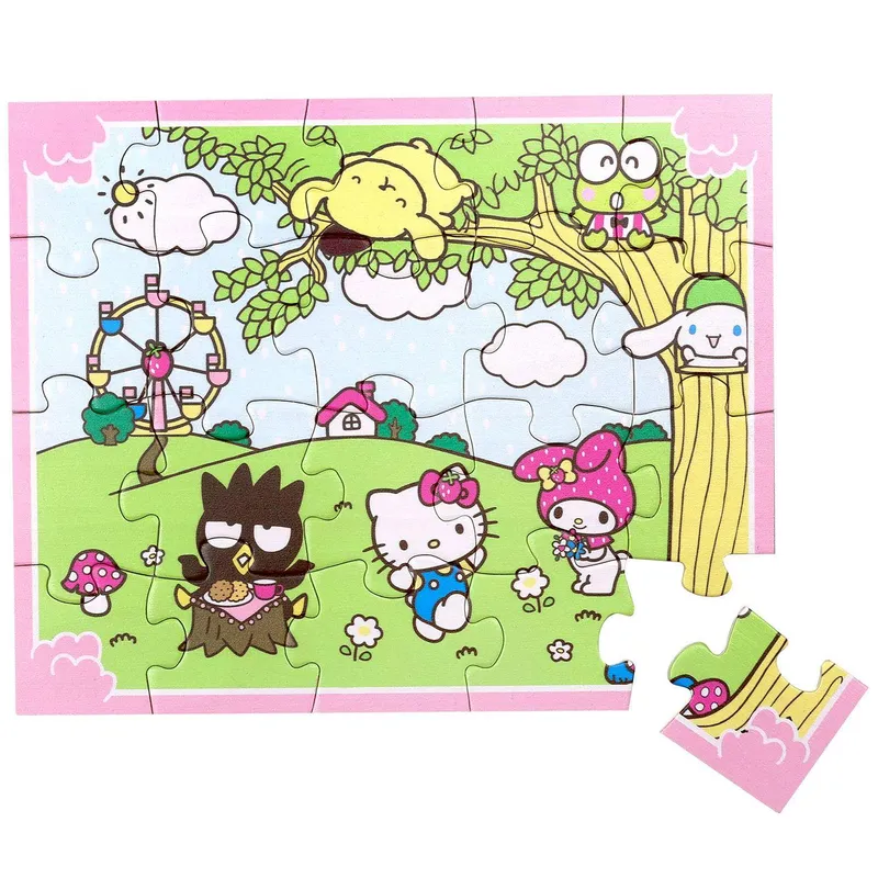 Bild 1 för Hello Kitty Träpussel 20-bitar