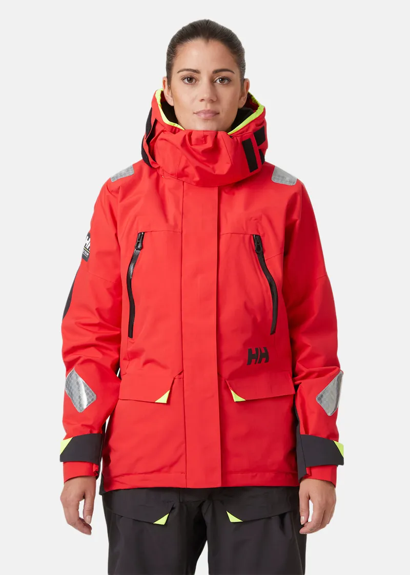 Bild 2 för Helly Hansen Skagen Offshore Seglarjacka Dam Röd, M