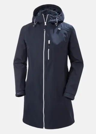 Produktfoto för Helly Hansen W Long Belfast Jacket Navy